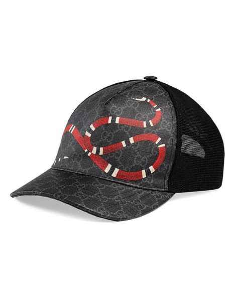 gucci cap with snake|gucci fitted cap.